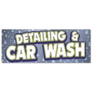 Detailing And Car Wash Banner