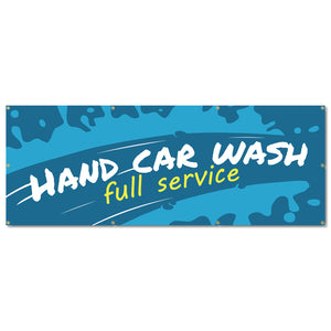 Hand Car Wash Banner