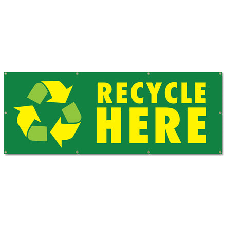 Recycle Here Banner