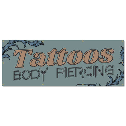 Tattoos Piercing Banner