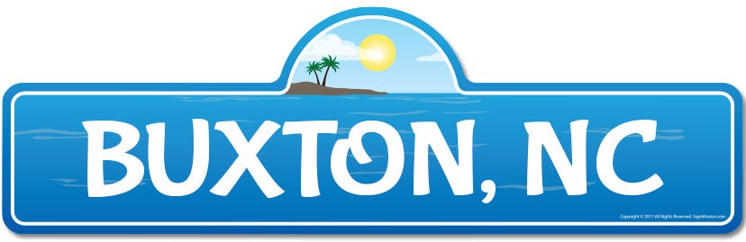 Buxton, NC North Carolina Beach Street Sign