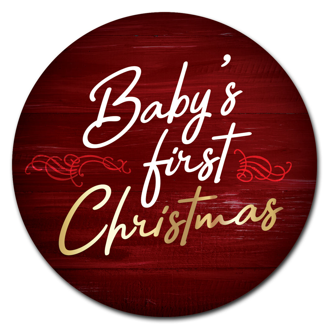 Baby's First Christmas Circle