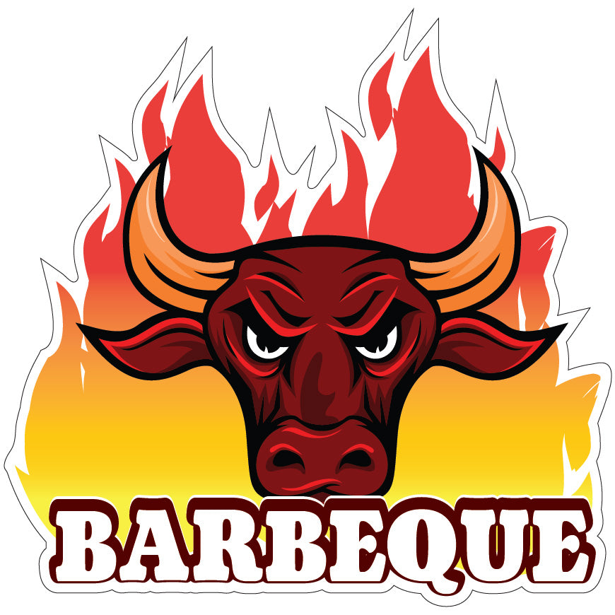 Barbeque Die-Cut Decal