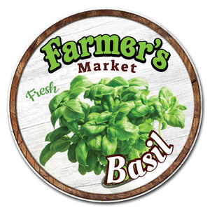 Farmer's Market Basil Circle