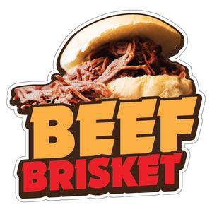 Beef Brisket Die-Cut Decal
