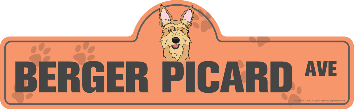 Berger Picard Street Sign