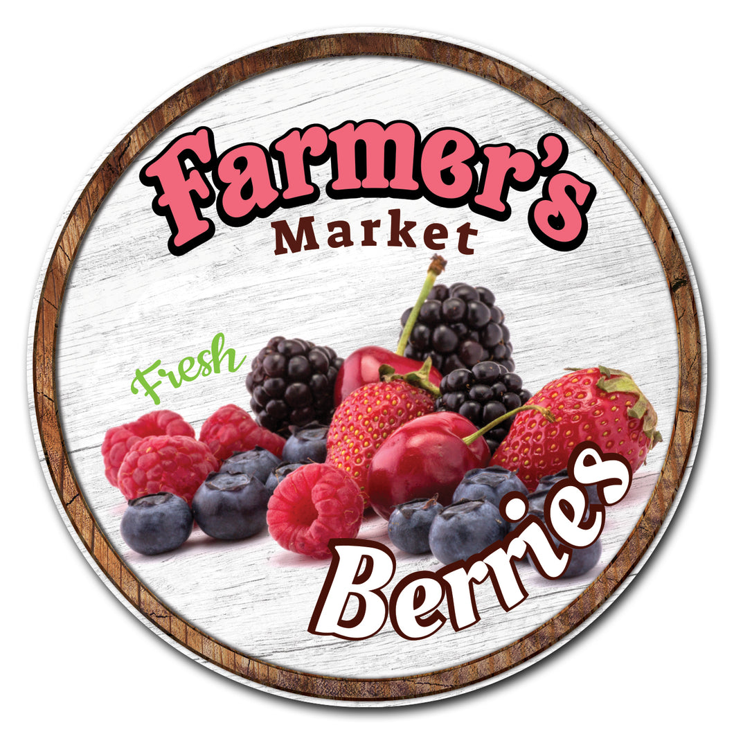 Farmer's Market Berries Circle