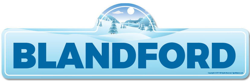 Blandford Street Sign