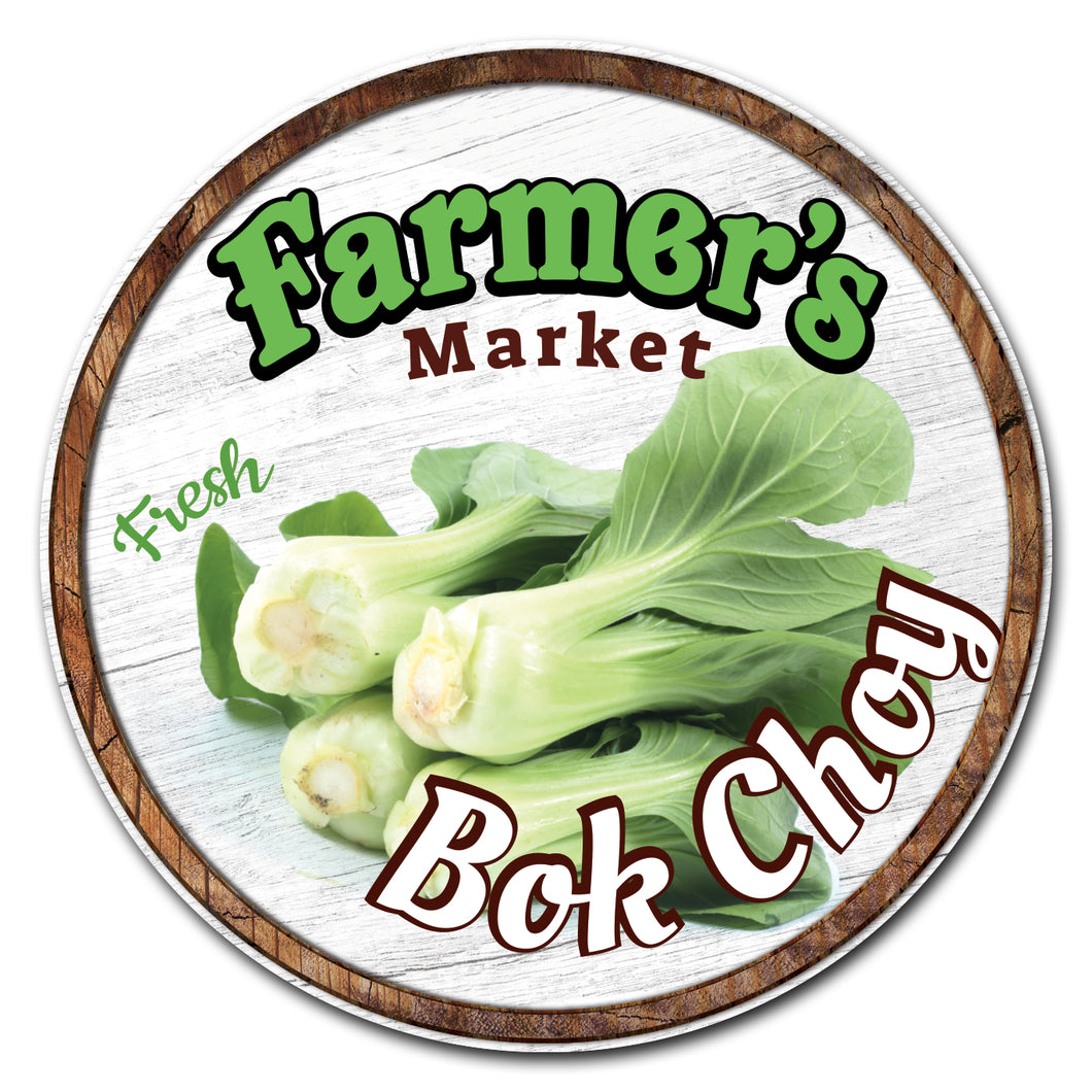 Farmer's Market Bok Choy Circle