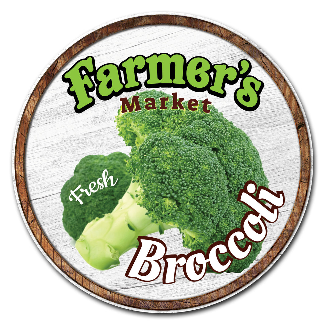 Farmer's Market Broccoli Circle