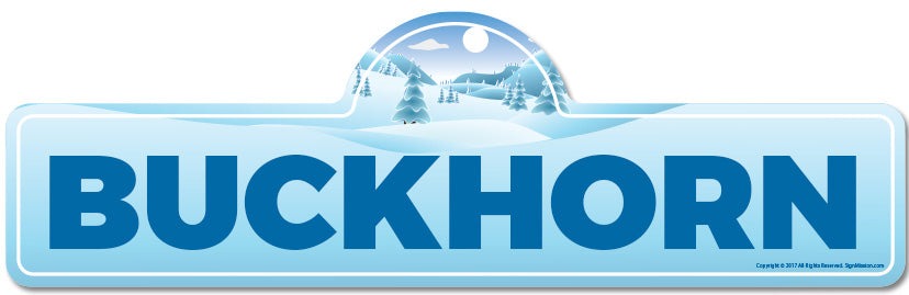 Buckhorn Street Sign