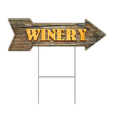 Winery Arrow Sign