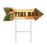 Tiki Bar 2 Arrow Sign