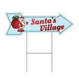 Santa's Village Arrow Sign
