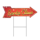 Santa Claus Arrow Sign