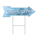 Polar Express Arrow Sign