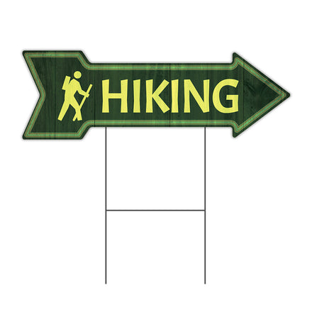 Hiking Arrow Sign