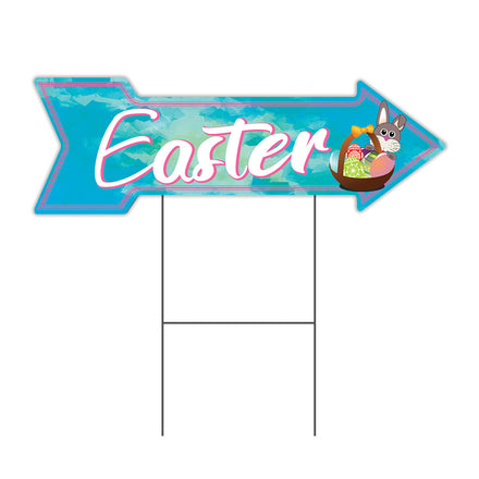 Easter Arrow Sign