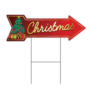 Christmas Arrow Sign