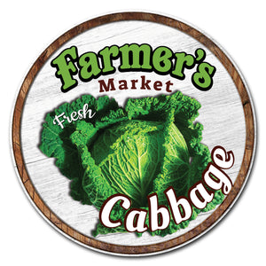 Farmer's Market Cabbage Circle
