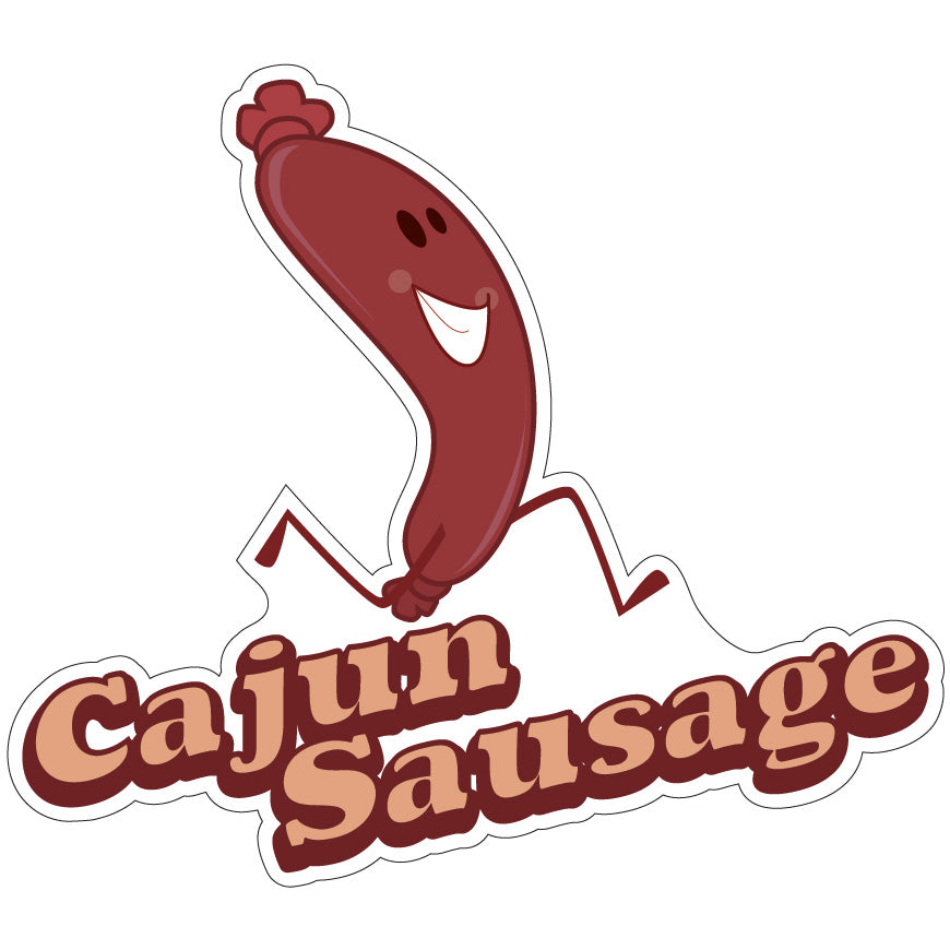 Cajun Sausage Die-Cut Decal