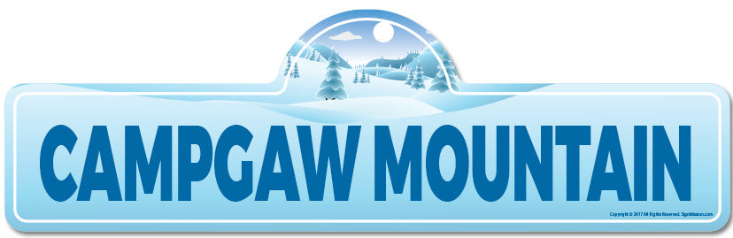 Campgaw Mountain Street Sign