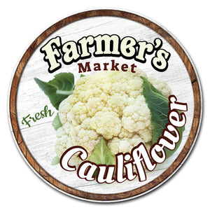 Farmer's Market Cauliflower Circle
