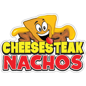 Cheesesteak Nachos Die-Cut Decal