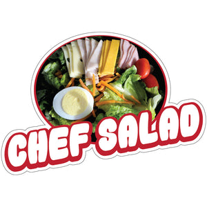 Chef Salad Die-Cut Decal