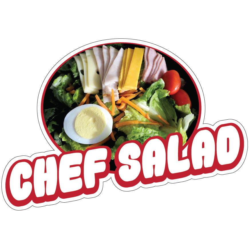 Chef Salad Die-Cut Decal