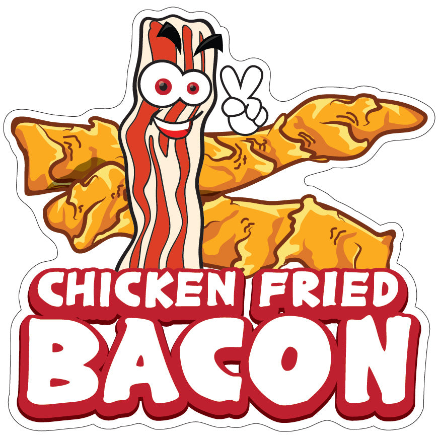 Chicken Fried Bacon Die-Cut Decal