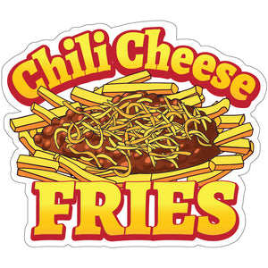 Chili Cheese Fries Die-Cut Decal