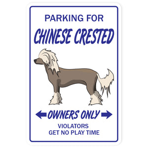 CHINESE CRESTED Sign