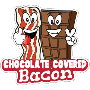 Chocolate Covered Bacon 2 Die-Cut Decal