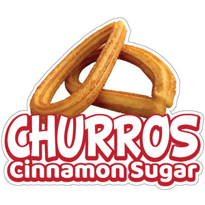 Churros Cinnamon Sugar Die-Cut Decal
