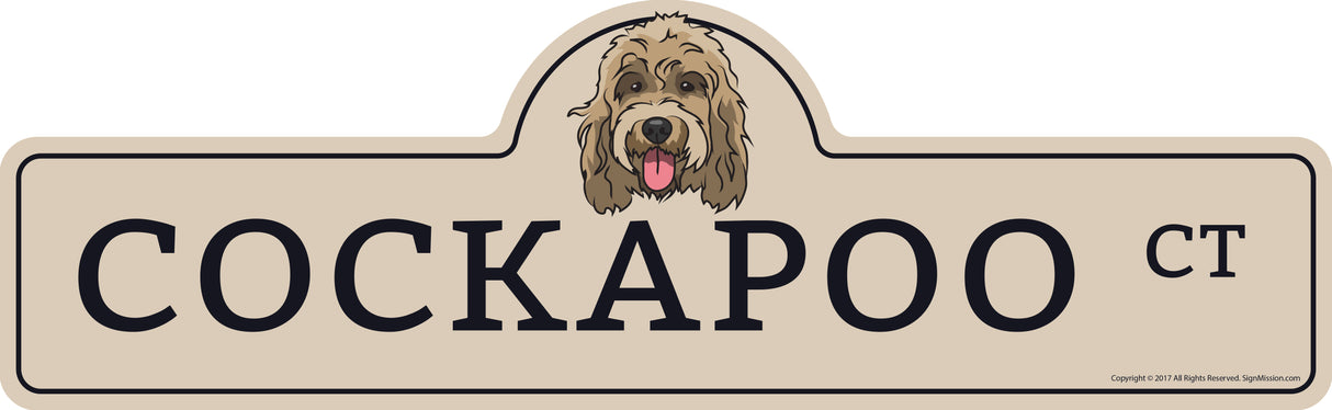 Cockapoo Street Sign