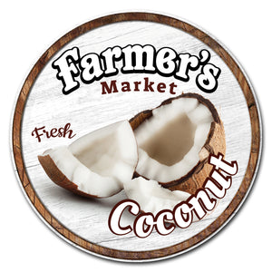 Farmer's Market Coconut Circle