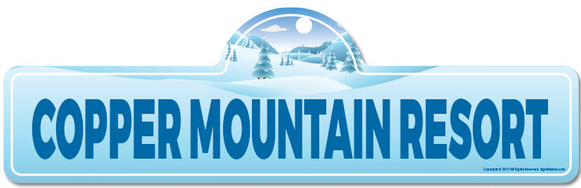 Copper Mountain Resort Street Sign