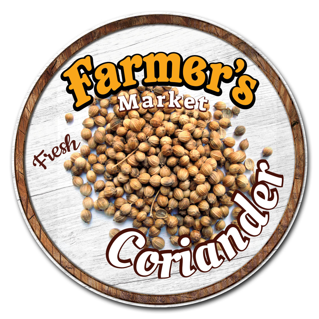 Farmer's Market Coriander Circle