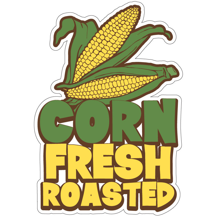 Corn Fresh Roasted Die-Cut Decal