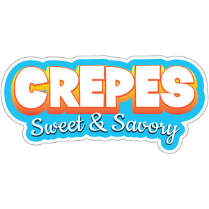 Crepes Die-Cut Decal