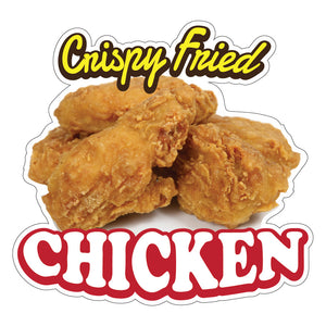 Crispy Fried Chicken Die-Cut Decal