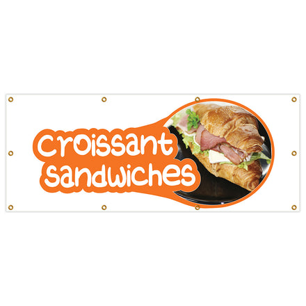 Croissant Sandwiches Banner
