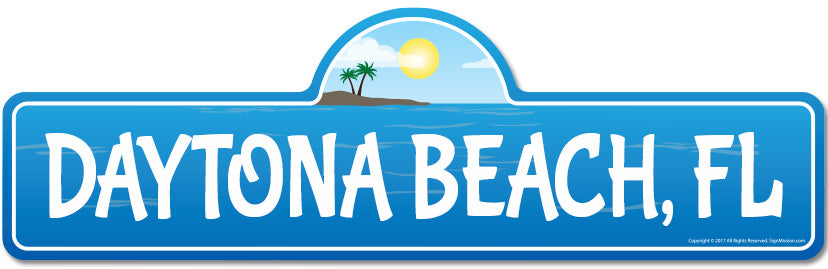 Daytona, FL Florida Beach Street Sign