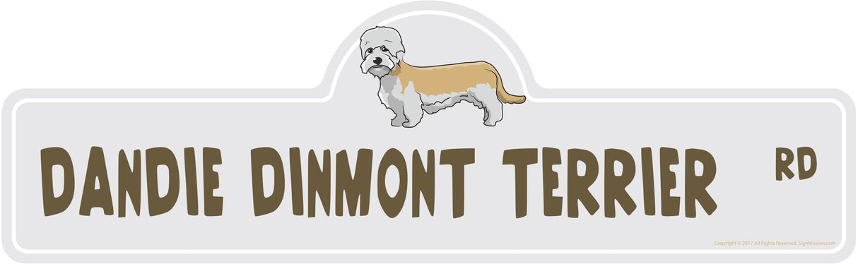 Dandie Dinmont Terrier Street Sign