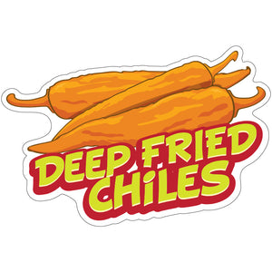 Deep Fried Chiles Die-Cut Decal