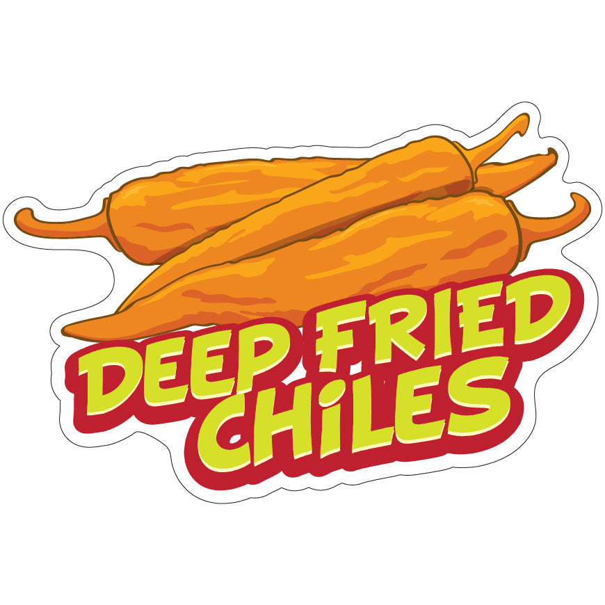 Deep Fried Chiles Die-Cut Decal