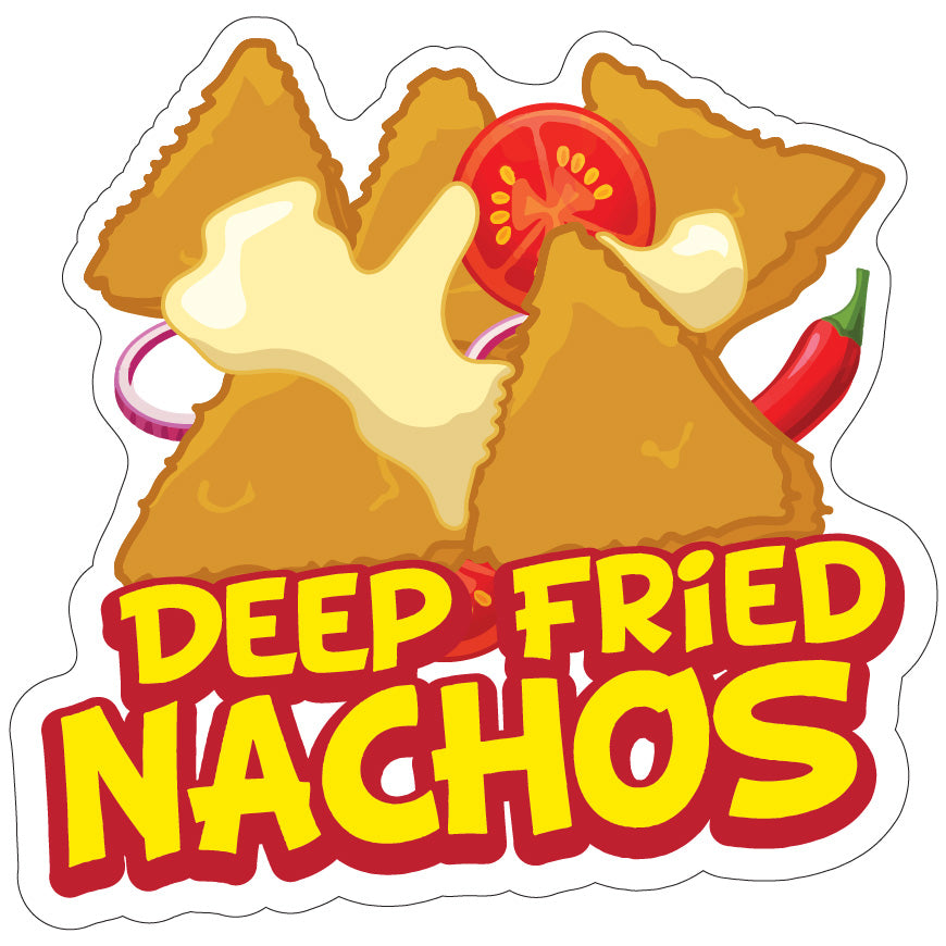 Deep Fried Nachos Die-Cut Decal
