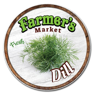 Farmer's Market Dill Circle