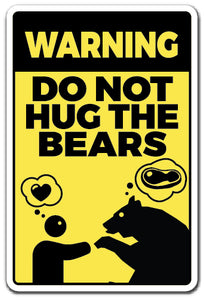 Do Not Hug The Bears Vinyl Decal Sticker